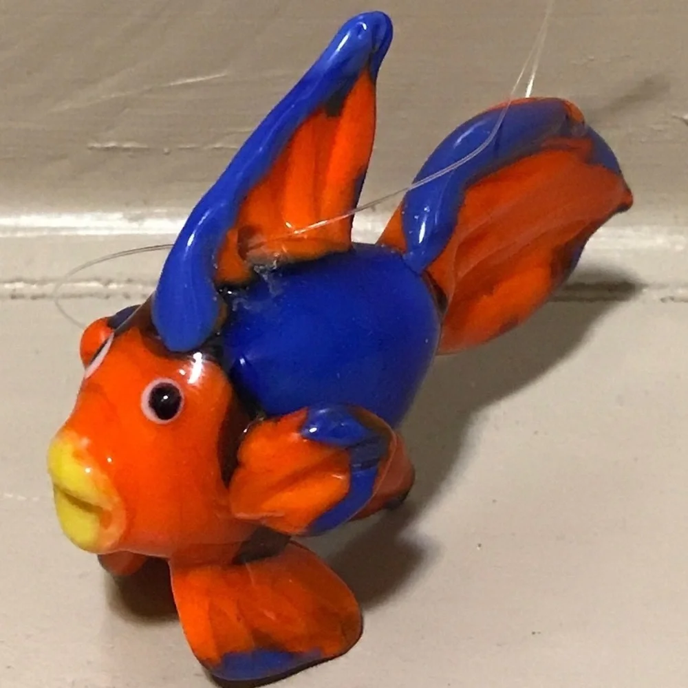 Lot of hand blown glass Beta Fishes